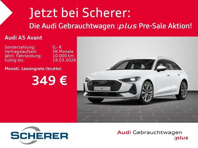 Gebraucht Audi A5 Ambiente 204 PS (150 kW) 2025 Gletscherweiß metallic Kombi