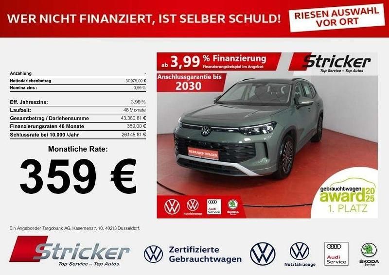 Gebraucht VW Tayron Life 150 PS (110 kW) 2025 Cipressinogrün metallic SUV