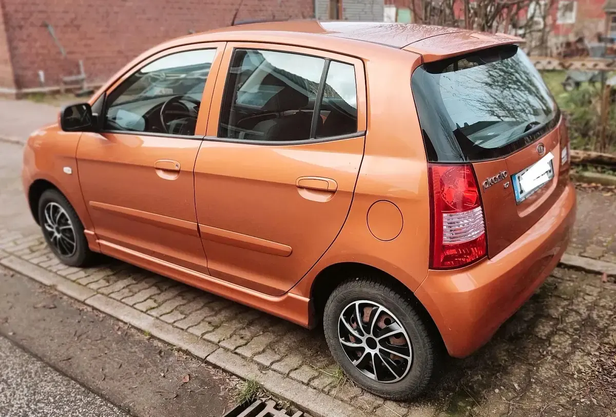 Gebraucht Kia Picanto 65 PS (47 kW) 2005 Orange Kleinwagen