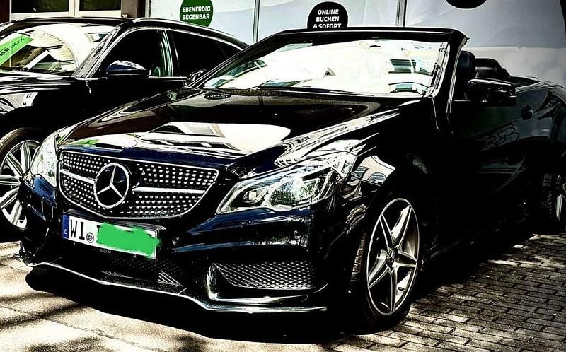 Schwarz Gebraucht 2014 Mercedes E250 Avantgarde Cabrio | 19.999 € (Teuer) - Bild 1/4