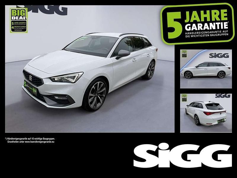 Nevada weiss (metallic) Gebraucht 2024 Seat Leon Kombi | 25.580 € (Teuer) - Bild 1/4