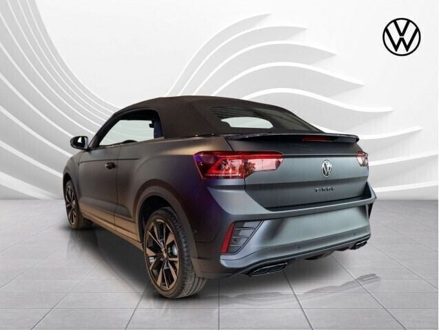 Gebraucht VW T-Roc Cabriolet R-line 150 PS (110 kW) 2024 Schwarz (deep black matt) Cabrio