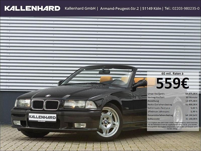 Schwarz Gebraucht 1996 BMW M3 Cabriolet Sport Line Cabrio | 64.875 € - Bild 1/4