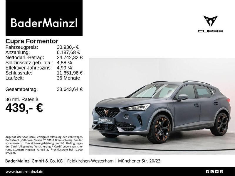 Grau Gebraucht 2022 Cupra Formentor VZ SUV | 30.930 € (Fairer Preis) - Bild 1/3