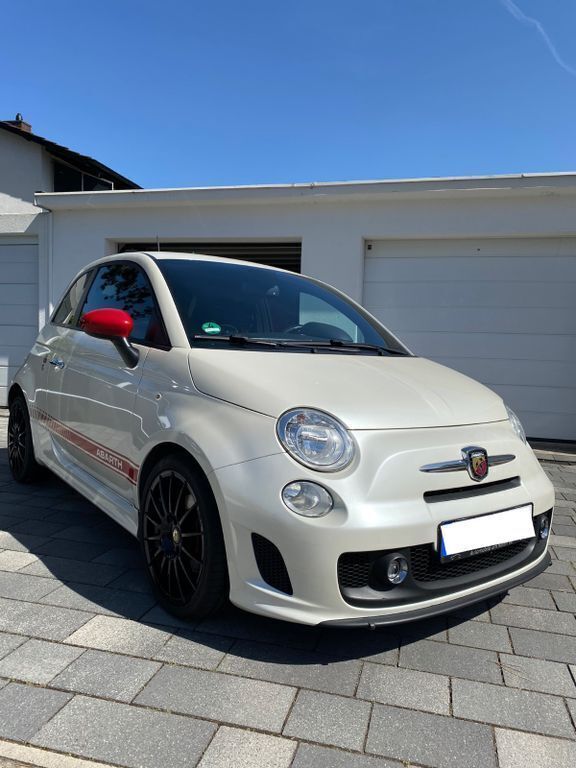 Weiß Gebraucht 2014 Abarth 595 Turismo Kleinwagen | 8.990 € (Fairer Preis) - Bild 1/4