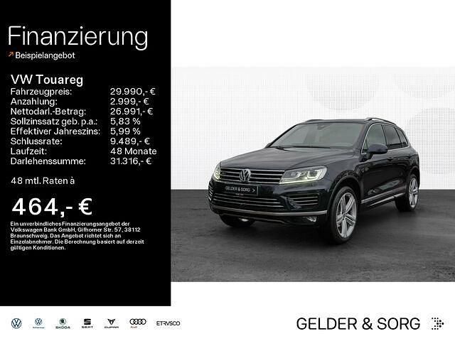 Gebraucht VW Touareg R-line 262 PS (192 kW) 2016 Moonlight blue perleffekt SUV