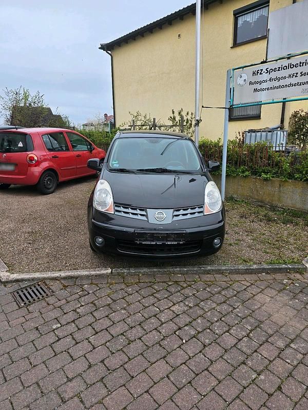 Second-hand Nissan Note 110 CP (80 kW) 2007 Negru Hatchback