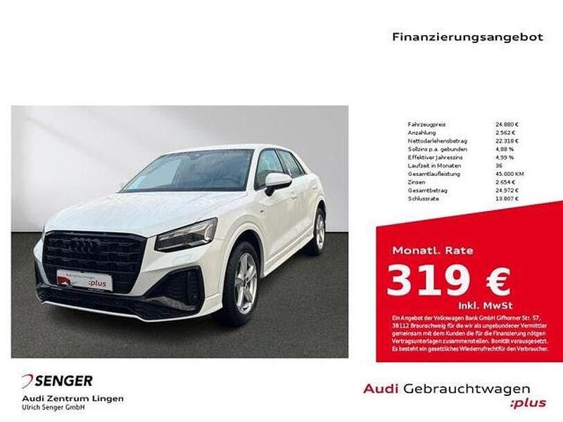 Gebraucht Audi Q2 S-Line 116 PS (85 kW) 2023 Arkonaweiß SUV