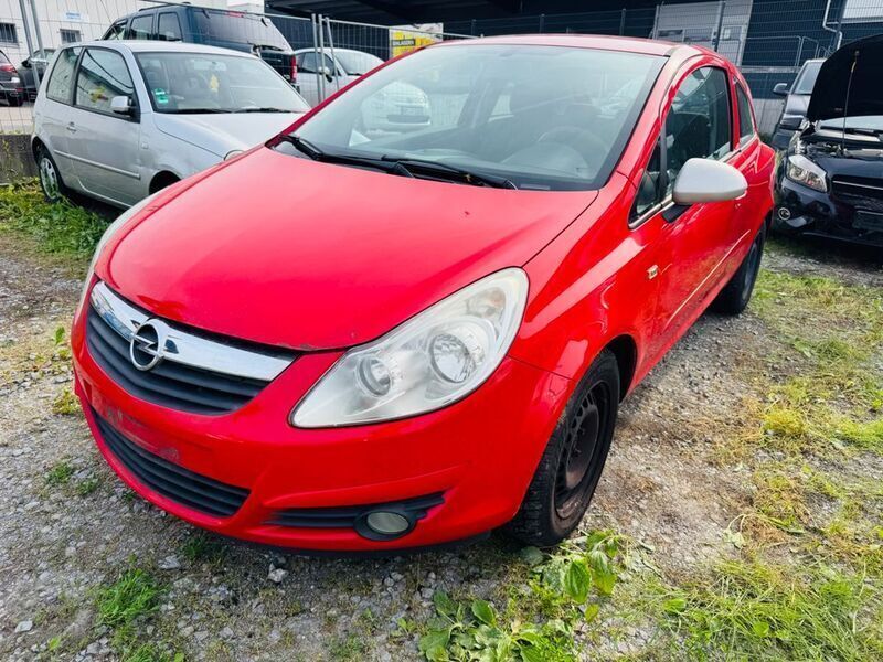 Rot Gebraucht 2008 Opel Corsa Edition Limousine | 799 € (Superpreis) - Bild 1/4