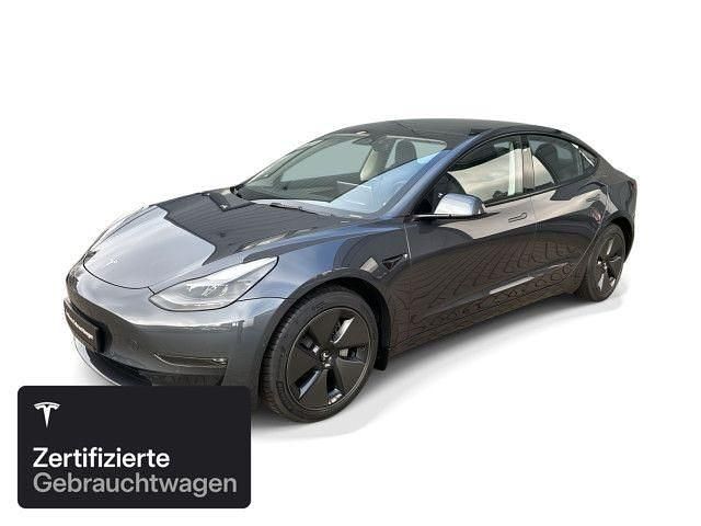 Silber Gebraucht 2021 Tesla Model 3 Long Range AWD Limousine | 25.800 € (Fairer Preis) - Bild 1/4