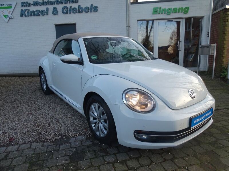 Weiß Gebraucht 2014 VW Beetle Design Cabrio | 13.700 € (Fairer Preis) - Bild 1/4