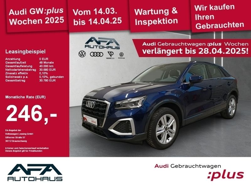 Navarrablau metallic Gebraucht 2024 Audi Q2 Advanced Plus SUV | 29.020 € (Fairer Preis) - Bild 1/4