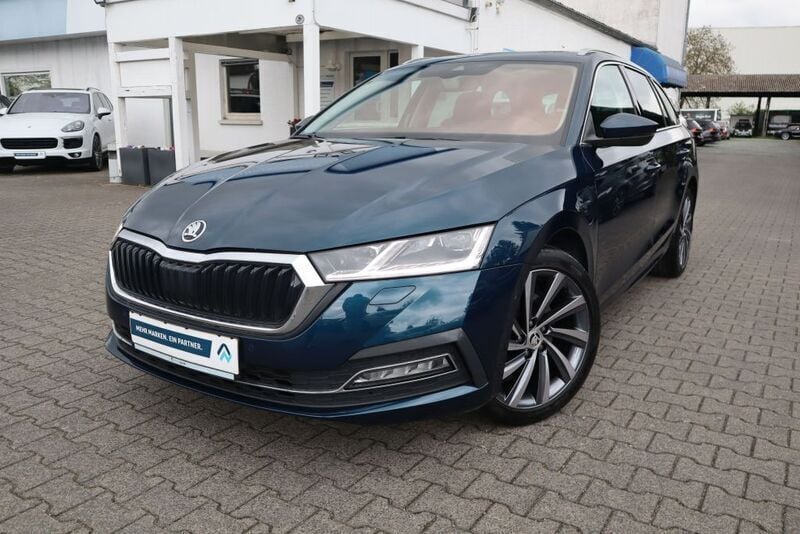 Lava blue metallic Gebraucht 2021 Skoda Octavia Style Kombi | 23.980 € (Etwas zu teuer) - Bild 1/2