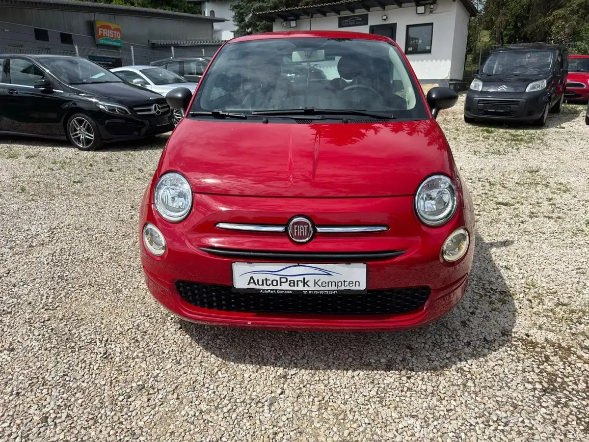 Gebraucht Fiat 500 Pop Star 69 PS (50 kW) 2018 Rot Kleinwagen