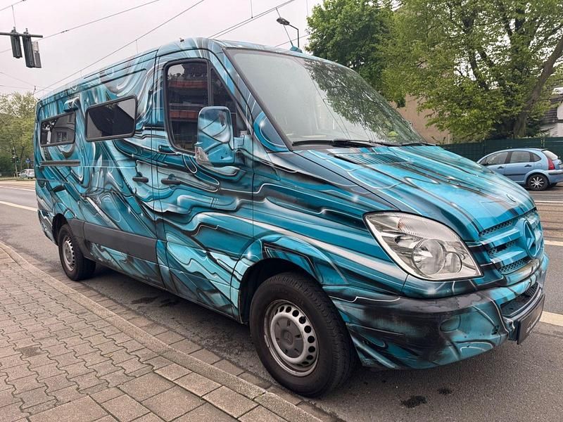 Gebraucht Mercedes Sprinter 150 PS (110 kW) 2009 Blau Van