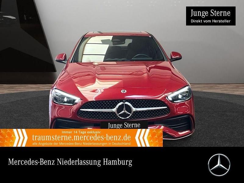 Manufaktur patagonienrot Gebraucht 2024 Mercedes C300 AMG Limousine | 45.990 € (Fairer Preis) - Bild 1/3
