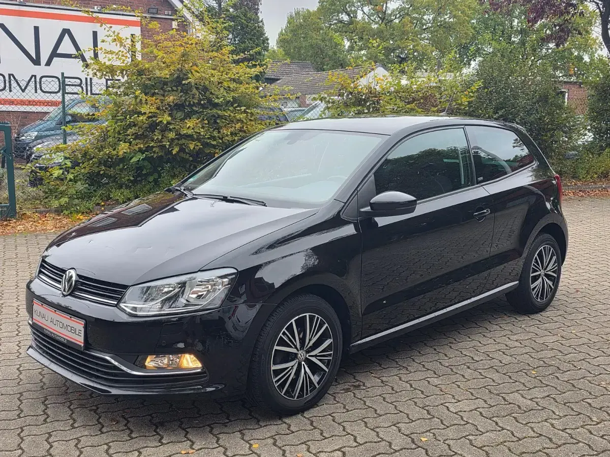 Gebraucht VW Polo Allstar 90 PS (66 kW) 2016 Schwarz Kleinwagen