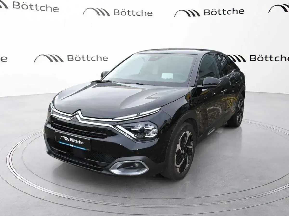 Gebraucht Citroën C4 PureTech 131 PS (96 kW) 2023 Lackierung schwarz perla nera/typ aussenverkleidung metalliclackierung Limousine