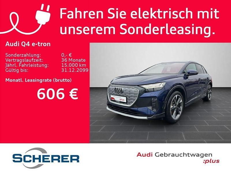 Gebraucht Audi Q4 e-tron Ambiente 194 kW (265 PS) 2022 Navarrablau metallic (metallic) SUV