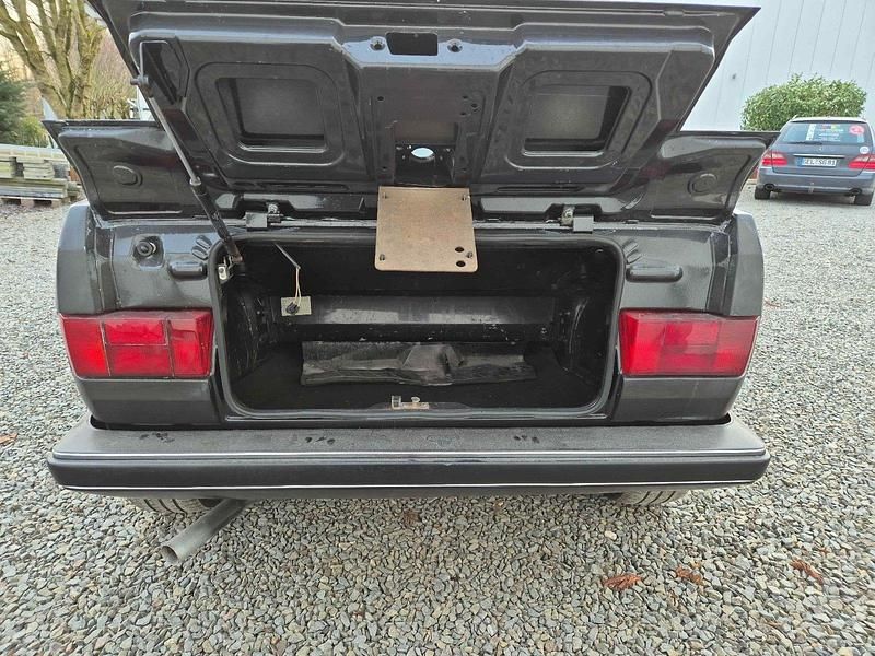 Gebraucht VW Golf Cabriolet 1985 Schwarz Cabrio