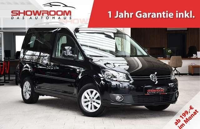 Schwarz Gebraucht 2015 VW Caddy Comfortline Van / Kleinbus | 18.350 € - Bild 1/4