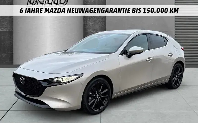 Neu Mazda 3 Center-Line 186 PS (136 kW) 2025 Platinum quartz Limousine