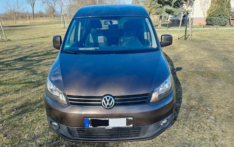 Gebraucht VW Caddy Comfortline 102 PS (75 kW) 2010 Braun Van / Kleinbus