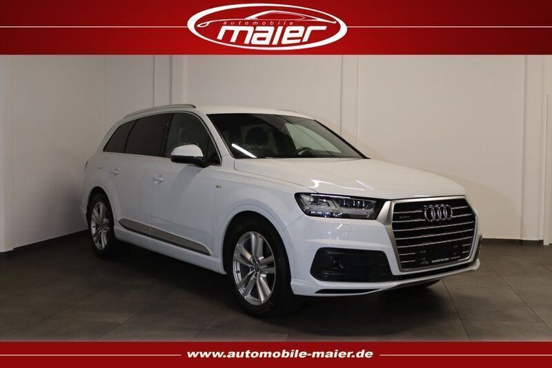 Weiß Gebraucht 2019 Audi Q7 S-Line SUV | 42.800 € (Guter Preis) - Bild 1/4