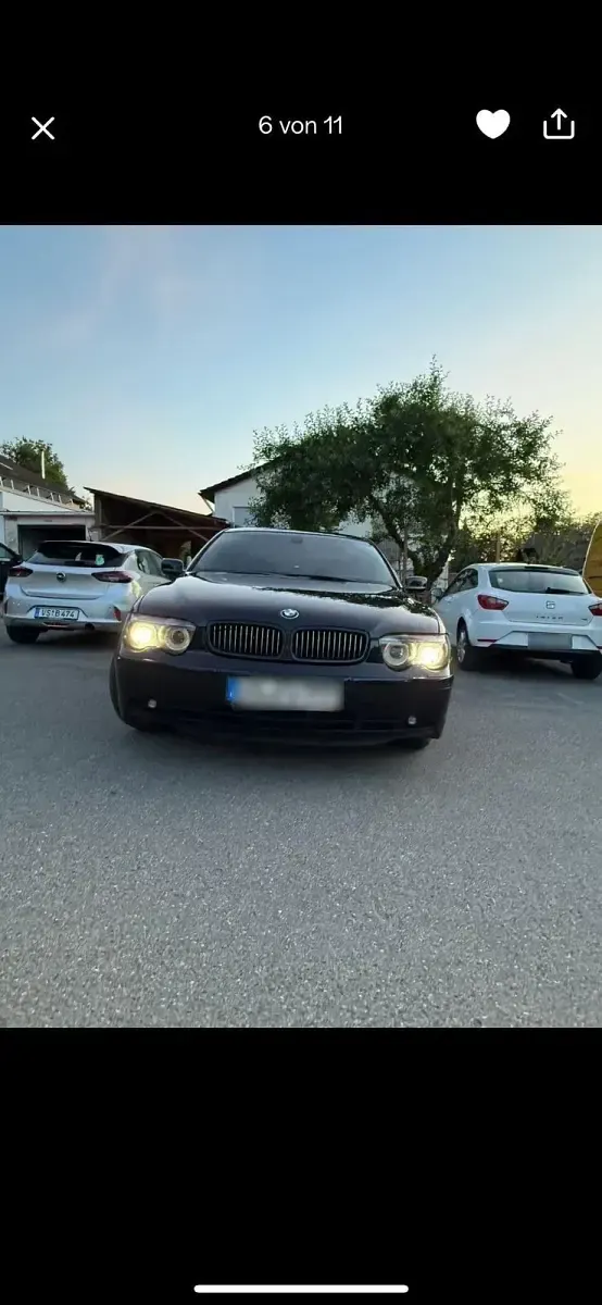 Gebraucht BMW 730 2004 Schwarz Limousine