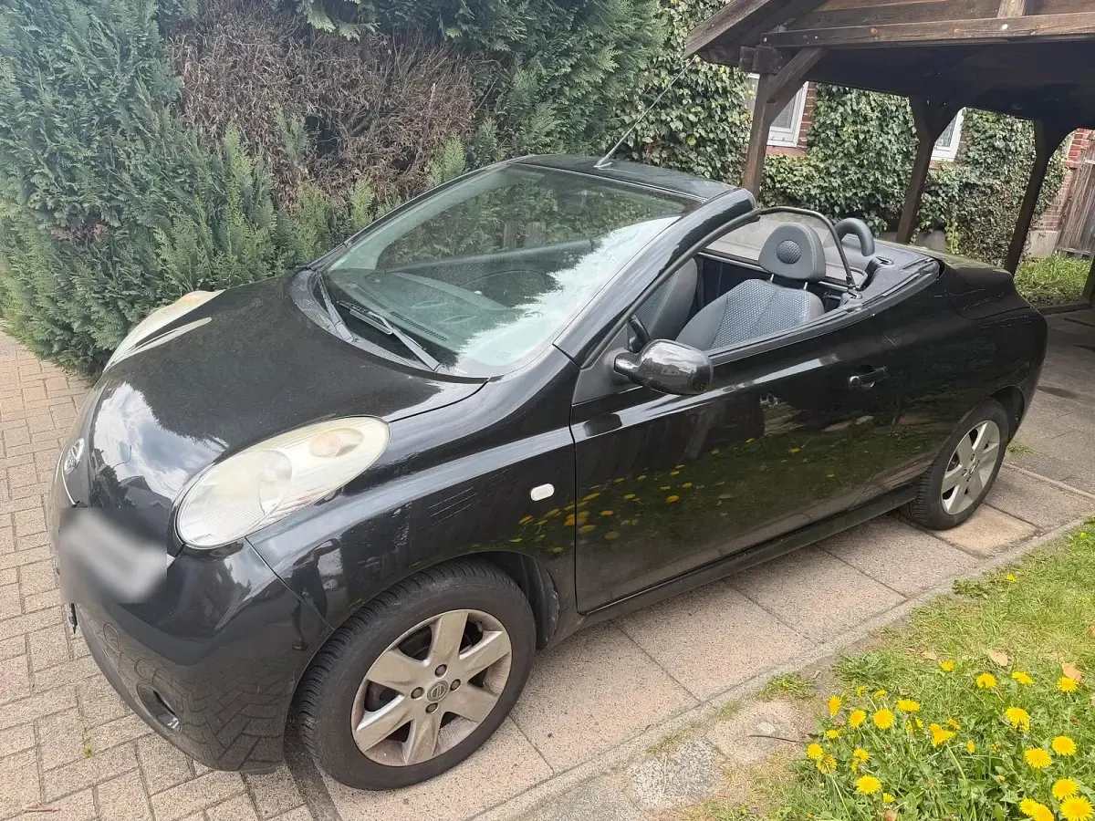 Gebraucht Nissan Micra 88 PS (64 kW) 2007 Schwarz Cabrio