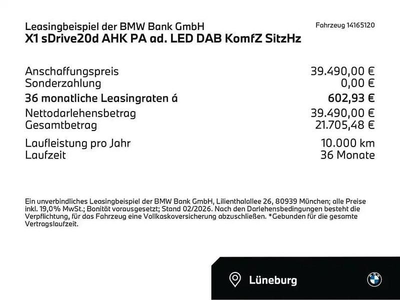 Gebraucht BMW X1 Performance 151 PS (111 kW) 2025 Grün SUV