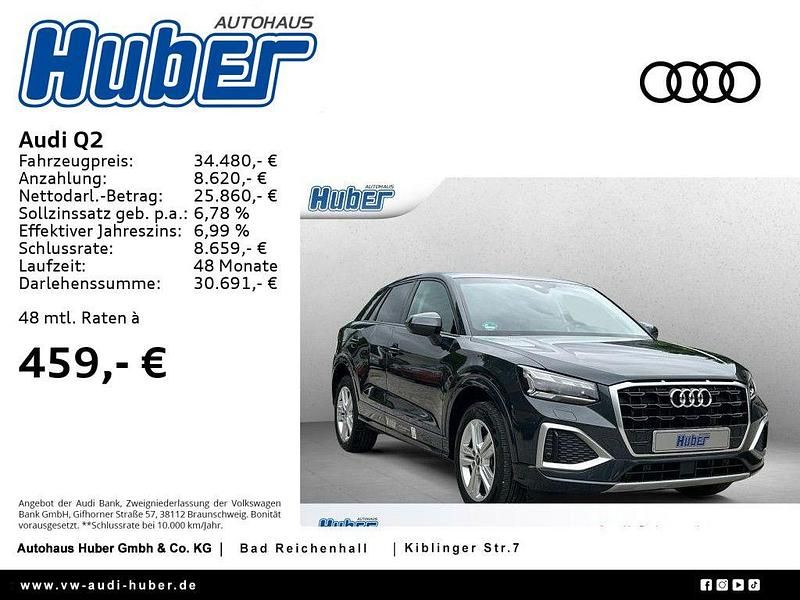 Manhattangrau metallic Gebraucht 2024 Audi Q2 Advanced Plus SUV | 34.480 € (Teuer) - Bild 1/4