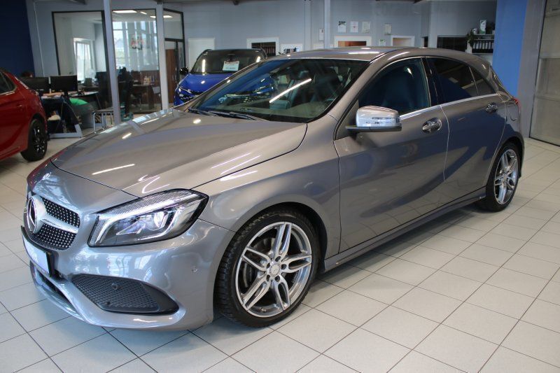 Grau Gebraucht 2016 Mercedes A200 Sportline Limousine | 20.910 € (Fairer Preis) - Bild 1/4