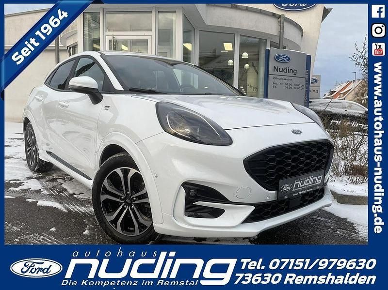 Frostweiß Gebraucht 2022 Ford Puma ST-Line SUV | 17.490 € (Fairer Preis) - Bild 1/4