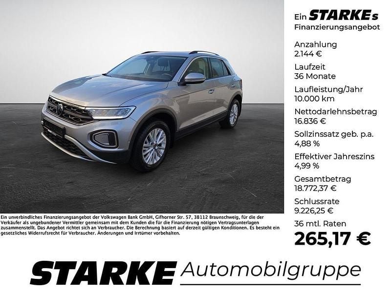 Gebraucht VW T-Roc Life 150 PS (110 kW) 2022 Silber SUV