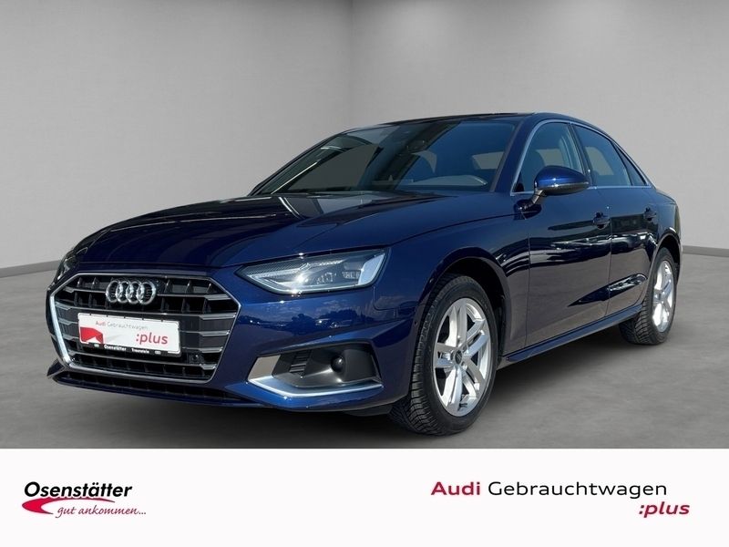 Blau Gebraucht 2024 Audi A4 Advanced Limousine | 34.980 € (Fairer Preis) - Bild 1/4