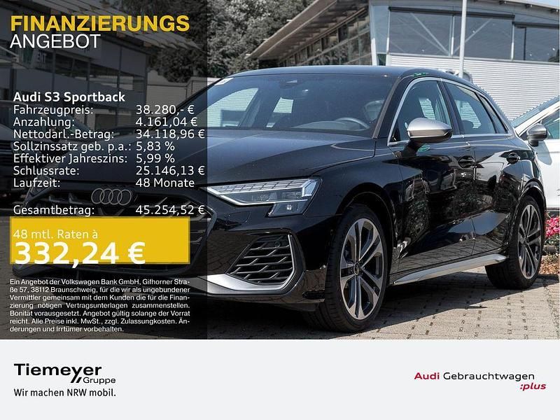 Schwarz Gebraucht 2024 Audi S3 Ambiente Limousine | 38.280 € - Bild 1/4