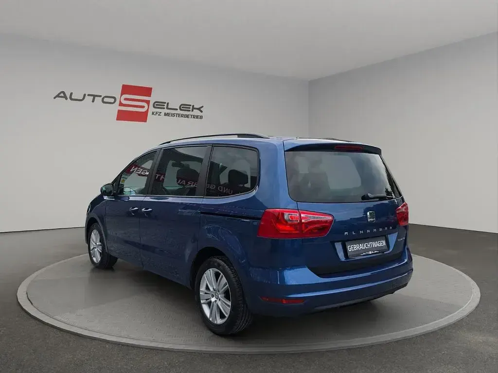Gebraucht Seat Alhambra 4You 140 PS (102 kW) 2014 Blau Van / Kleinbus