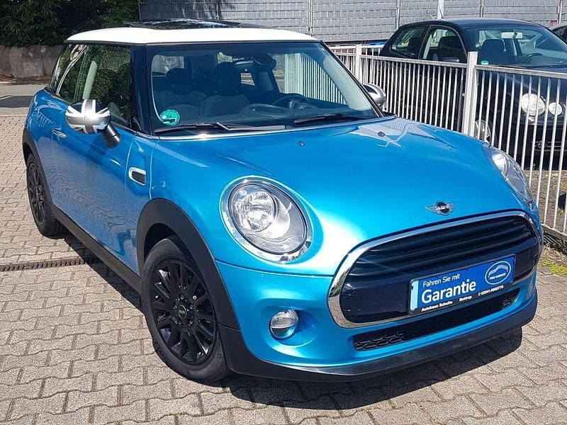 Blau Gebraucht 2016 Mini Cooper D Pepper Kleinwagen | 10.745 € (Fairer Preis) - Bild 1/4