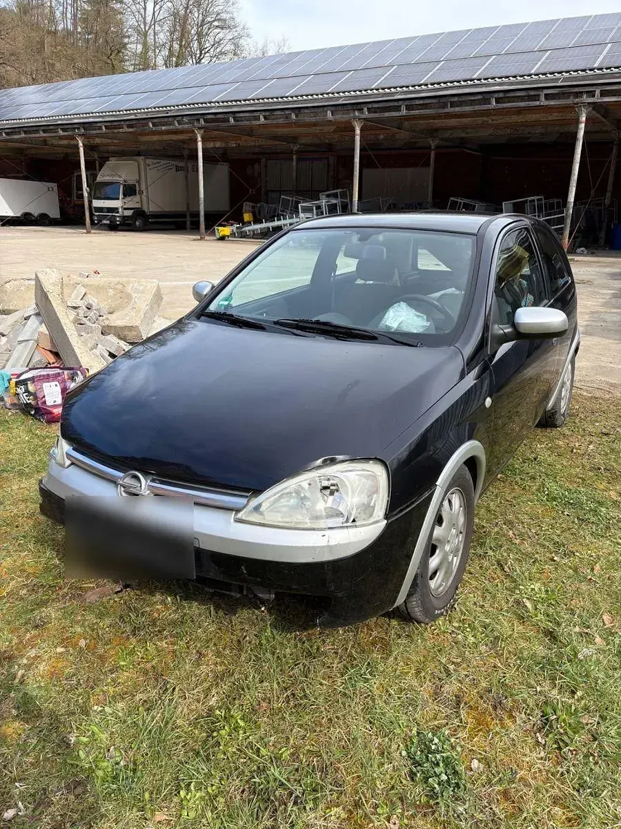 Gebraucht Opel Corsa 75 PS (55 kW) 2002 Schwarz Kleinwagen