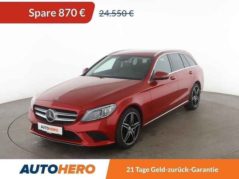 Rot Gebraucht 2019 Mercedes C300 Avantgarde Kombi | 23.680 € (Superpreis) - Bild 1/3