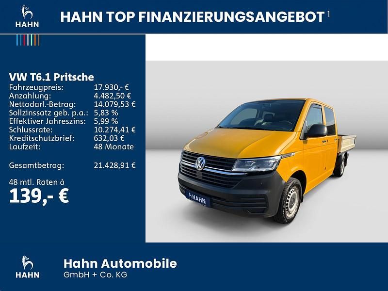Gebraucht VW T6.1 150 PS (110 kW) 2020 Gelb Van