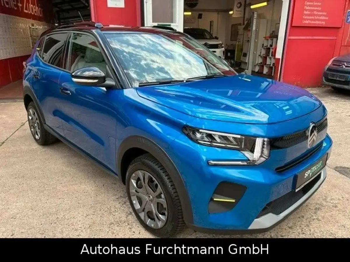 Neu Citroën C3 101 PS (74 kW) 2026 Bright blue/dach schwarz SUV