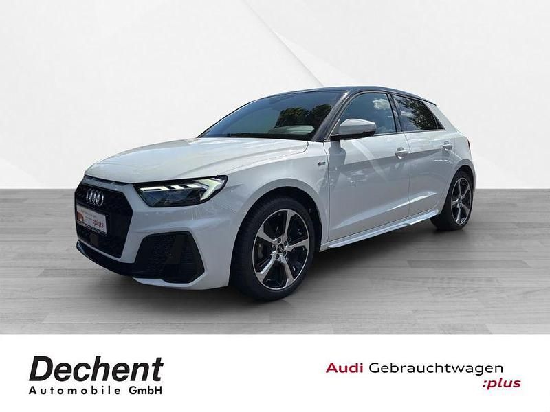 Gletscherweiß metallic Gebraucht 2024 Audi A1 Sportback S-Line Kleinwagen | 26.890 € (Teuer) - Bild 1/4