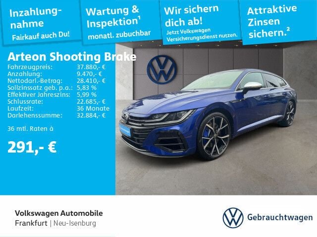 Gebraucht VW Arteon R 320 PS (235 kW) 2022 Lapiz blue metallic (metallic) Kombi