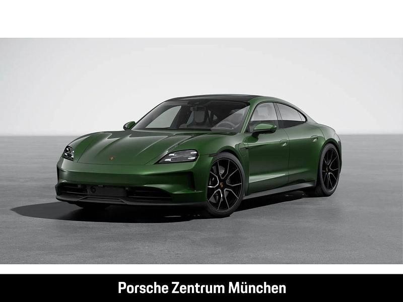 Oakgrünmetallic neo Gebraucht 2024 Porsche Taycan 4S Limousine | 128.000 € - Bild 1/4