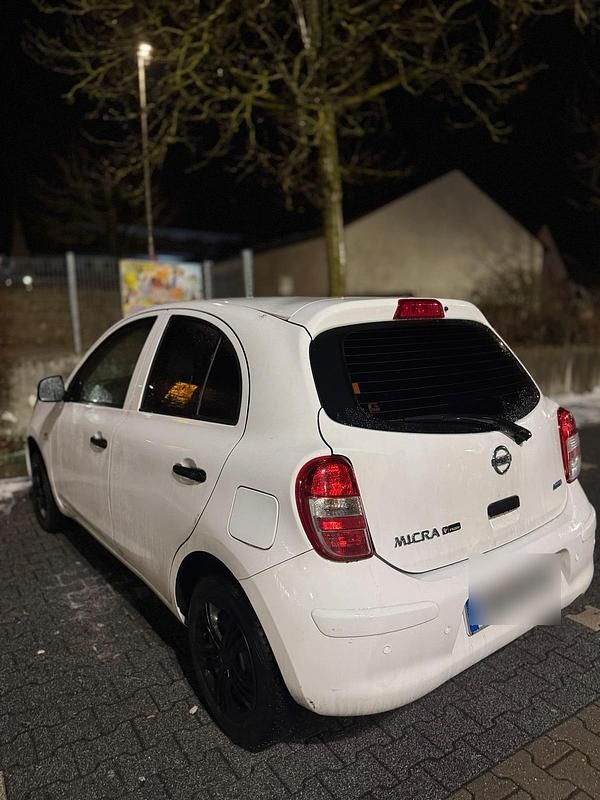 Weiß Gebraucht 2012 Nissan Micra Kleinwagen | 2.980 € (Guter Preis) - Bild 1/4