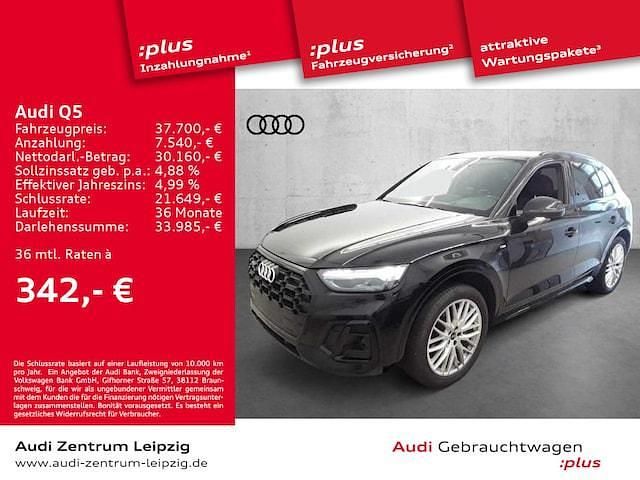 Mythosschwarz metallic Gebraucht 2022 Audi Q5 Ambiente SUV | 36.930 € (Fairer Preis) - Bild 1/3
