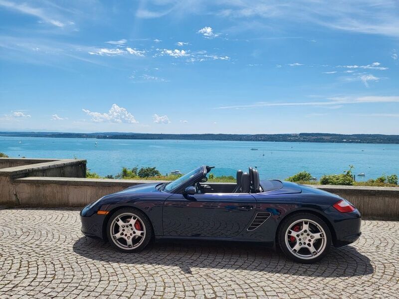 Blau Gebraucht 2006 Porsche Boxster S Cabrio | 20.987 € (Superpreis) - Bild 1/4