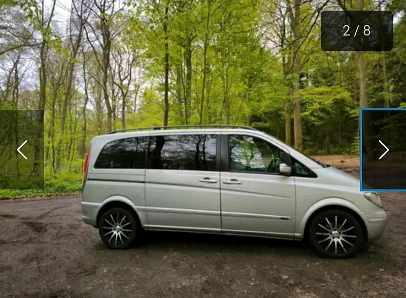 Silber Gebraucht 2007 Mercedes Viano Van / Kleinbus | 9.900 € - Bild 1/4